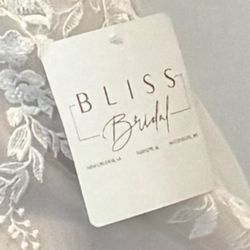 Bliss Bridal - Front of tag