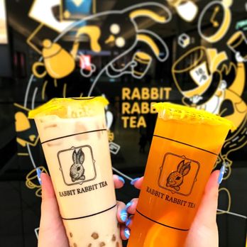 Rabbit Rabbit Tea - Iron Buddha Oolong Milk and Mango Mountain Fruit Tea (IG @boba._.addict) - Coffee & Tea Near Me - Santa Clara, California Rabbit Rabbit Tea - Iron Buddha Oolong Milk and Mango Mountain Fruit Tea (IG @boba._.addict) - Coffee & Tea Near Me - Santa Clara, California