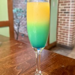 Kiki's Chicken and Waffles - Blueberry Mimosa