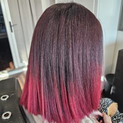 Crown Transformation By Brianne - Red fashion ombre