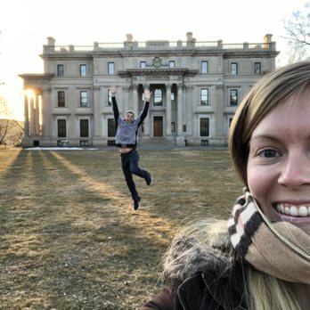 Vanderbilt Mansion - Us being silly in front of the mansion - Landmarks & Historical Buildings Near Me - Hyde Park, New York Vanderbilt Mansion - Us being silly in front of the mansion - Landmarks & Historical Buildings Near Me - Hyde Park, New York
