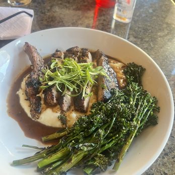 McCray's Tavern - 14oz Pork Chop, Broccolini, Whipped Potatoes - American Near Me - Smyrna, Georgia McCray's Tavern - 14oz Pork Chop, Broccolini, Whipped Potatoes - American Near Me - Smyrna, Georgia