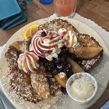 The Breakfast Nook - Apple blueberry crumble French toast. - Breakfast & Brunch Near Me - North Haven, Connecticut