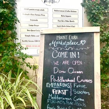 Melo Colombian Stuffed Arepas & More - Located inside the Mount Dora market place in the back corner of the black awning marketplace building - Colombian Near Me - Mount Dora, Florida