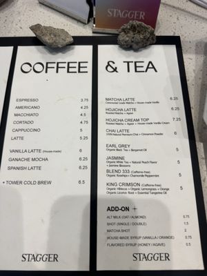 Menu photo 3 Stagger Coffee Los Angeles, CA
