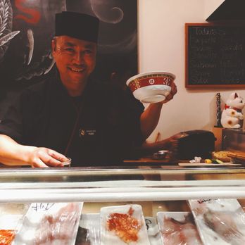 Sushi Shunka - Owner and sushi chef, Yukon-san... hilarious and adorable!!!! You need to request him or your experience will not be the same! - Sushi Bars Near Me - Costa Mesa, California Sushi Shunka - Owner and sushi chef, Yukon-san... hilarious and adorable!!!! You need to request him or your experience will not be the same! - Sushi Bars Near Me - Costa Mesa, California