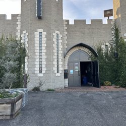 Walking into the castle