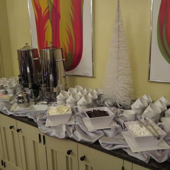 A Divine Event - Coffee station with whipped cream, shaved chocolate, and marshmallows. - Caterers Near Me - Norcross, Georgia A Divine Event - Coffee station with whipped cream, shaved chocolate, and marshmallows. - Caterers Near Me - Norcross, Georgia