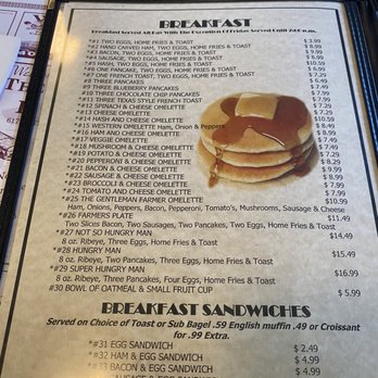 Gentleman Farmer Diner - Menu Pg1 - Diners Near Me - Chepachet, Rhode Island Gentleman Farmer Diner - Menu Pg1 - Diners Near Me - Chepachet, Rhode Island