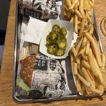 Super Duper Burgers - Two Super burgers and regular fries - Burgers Near Me - Concord, California Super Duper Burgers - Two Super burgers and regular fries - Burgers Near Me - Concord, California
