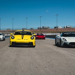 Dream Racing - Our most popular supercars: the Lamborghini Huracán Performante, Porsche 911 (992) GT3, Ferrari 296 GTB, and the Maserati MC20.