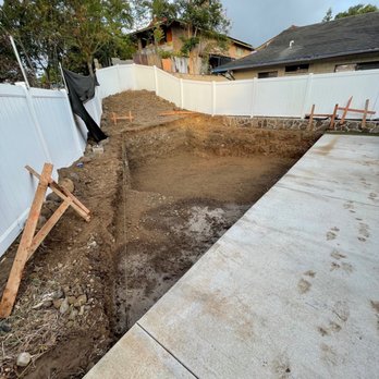 Top Shape Masonry - Digging the hole - Masonry/Concrete Near Me Top Shape Masonry - Digging the hole - Masonry/Concrete Near Me