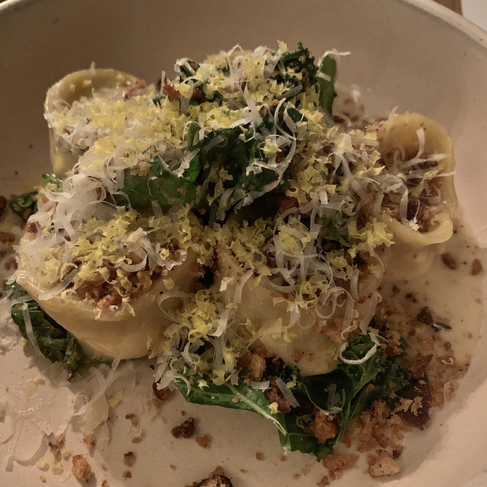 Common Thread Savannah - Ravioli with ricotta, kale, lemon - New American Near Me - Savannah, Georgia