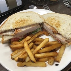 Van's Spa - Hand-carved turkeys in the club sandwich. Can't beat the quality and quantity for the best price..