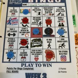 Challenge Bingo