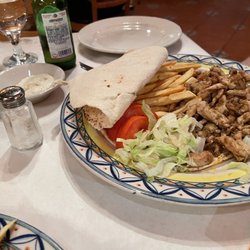 Le Sajj Restaurant - Marinated Chicken Shawarma super savory.