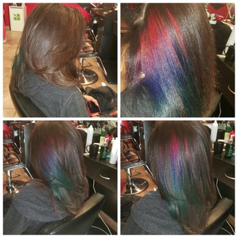 Las Chicas Salon - Splash of color - Blow Dry/Out Services Near Me - Providence, Rhode Island