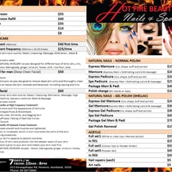 HotFire Beauty Nails & Spa offers a full range of salon services with focus on Manicures, Pedicures, Acrylic nails, Waxing, Tinting, Facials