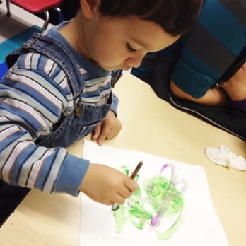 Speech Goals - Tony in painting activity - Speech Therapists Near Me - South San Francisco, California Speech Goals - Tony in painting activity - Speech Therapists Near Me - South San Francisco, California