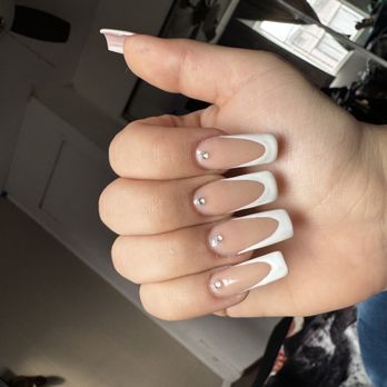Glamour Nails - like the white outline is so bad oml - Nail Salons Near Me - Ontario, California Glamour Nails - like the white outline is so bad oml - Nail Salons Near Me - Ontario, California