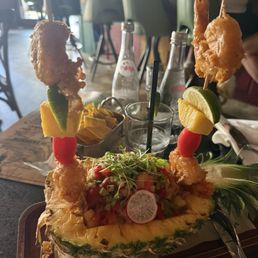 Ceviche: the best dish I had but the tiniest amount of actual ceviche