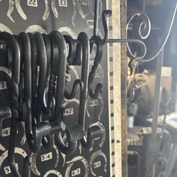 Benjamin Blacksmith Shop - S-hooks are a popular commodity