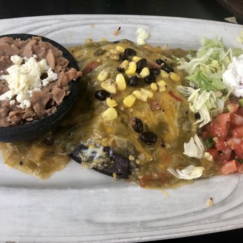 Sopapilla's - Blue corn chicken enchiladas - Mexican Near Me - Franklin, Tennessee
