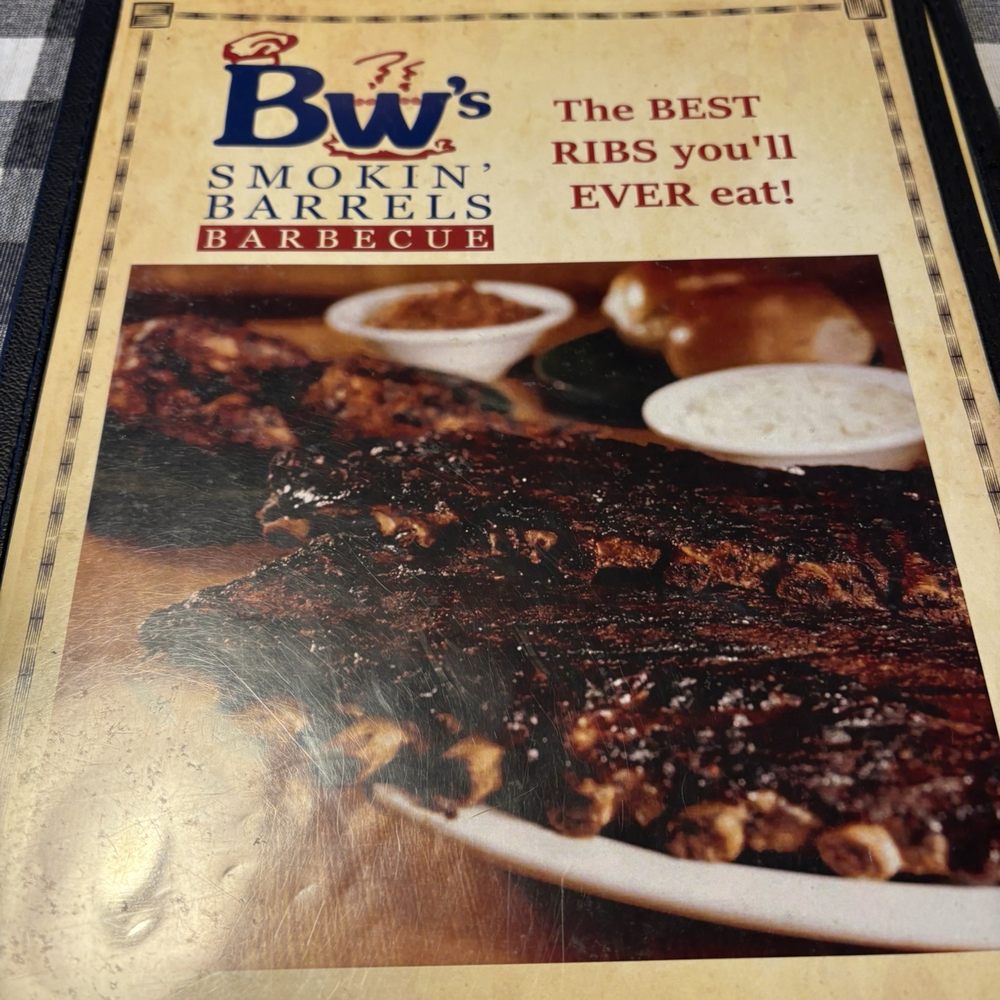 BW's Smokin' Barrels BBQ - Menu - Barbeque Near Me - Blasdell, New York