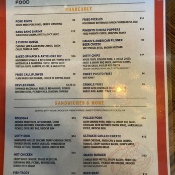 Hauck's Corner - Menu as of September 2022 - Bars Near Me - Louisville, Kentucky Hauck's Corner - Menu as of September 2022 - Bars Near Me - Louisville, Kentucky