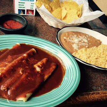 Rey Azteca Monroeville - 3 cheese enchiladas, rice and refried beans. - Mexican Near Me - Pittsburgh, Pennsylvania Rey Azteca Monroeville - 3 cheese enchiladas, rice and refried beans. - Mexican Near Me - Pittsburgh, Pennsylvania