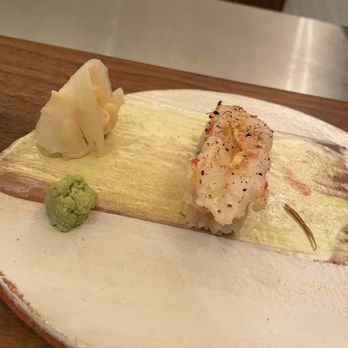 Maki Kosaka - Seared Garlic Botan Ebi - Japanese Near Me - New York, New York Maki Kosaka - Seared Garlic Botan Ebi - Japanese Near Me - New York, New York