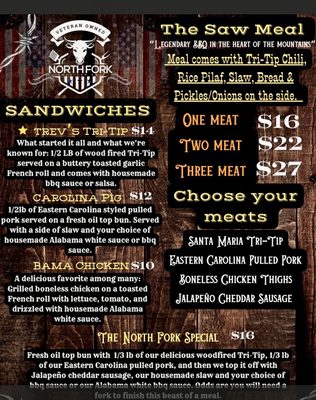 Menu photo 1 North Fork BBQ North Fork, CA Menu photo 1 North Fork BBQ North Fork, CA
