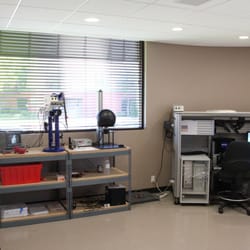 AbelCine - New service area featuring a Zeiss MTF machine and other optical analysis/calibration equipment.