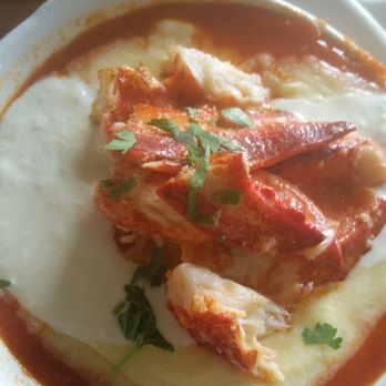 Lugano - Lobster polenta  .. again need I say more .. outstanding - Italian Near Me - Greenwich, Connecticut