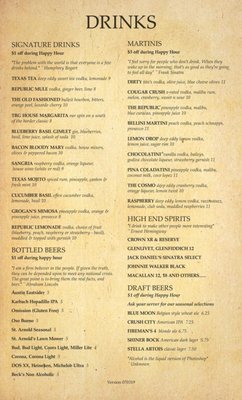 Menu photo 7 The Republic Grille Spring, TX