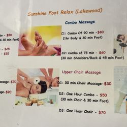 Head to toe spa - July 2024 price list.
