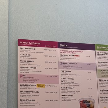 Planet Smoothie - Menu - Juice Bars & Smoothies Near Me - Orlando, Florida Planet Smoothie - Menu - Juice Bars & Smoothies Near Me - Orlando, Florida