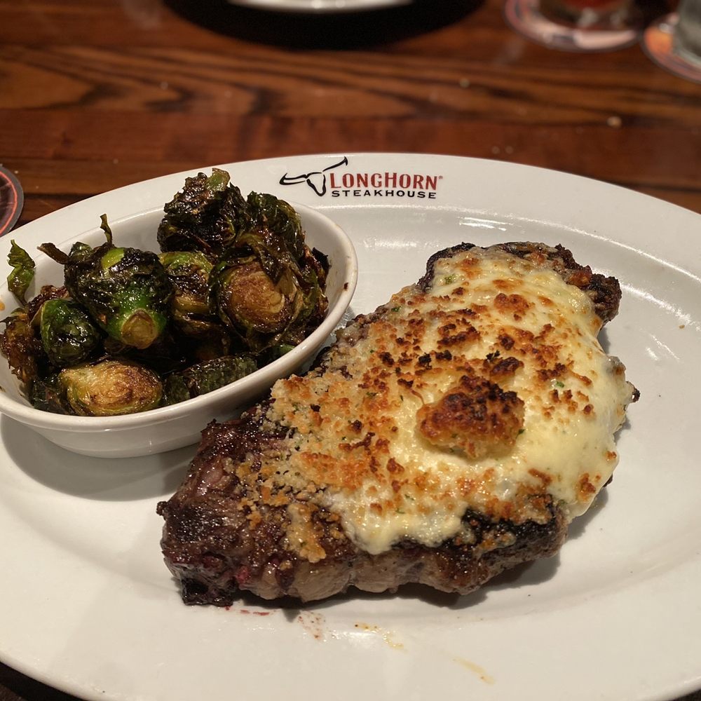 LongHorn Steakhouse - Outlaw Ribeye Parmesan Cheese Crust Crispy Brussels Sprouts - Steakhouses Near Me - Tampa, Florida LongHorn Steakhouse - Outlaw Ribeye Parmesan Cheese Crust Crispy Brussels Sprouts - Steakhouses Near Me - Tampa, Florida