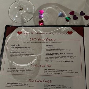 Ruth's Chris Steak House - Anniversary Menu - Steakhouses Near Me - Palm Desert, California Ruth's Chris Steak House - Anniversary Menu - Steakhouses Near Me - Palm Desert, California