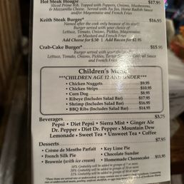 Updated menus.