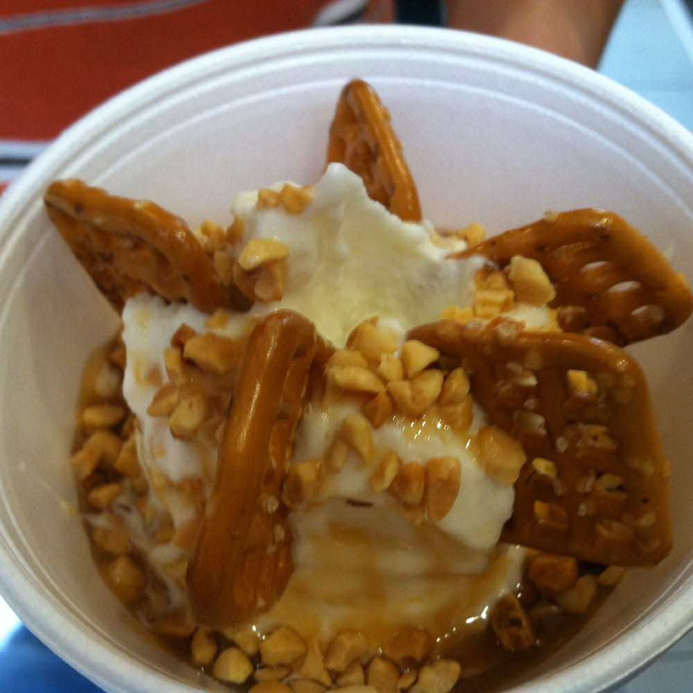 JAM Ice Cream - Caramel Pretzel Delight - Ice Cream & Frozen Yogurt Near Me - Rolesville, North Carolina JAM Ice Cream - Caramel Pretzel Delight - Ice Cream & Frozen Yogurt Near Me - Rolesville, North Carolina