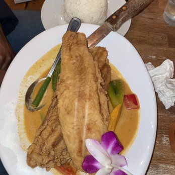 Born Thai - Panang Curry which came with fried fish! So good - Thai Near Me - Brooklyn, New York Born Thai - Panang Curry which came with fried fish! So good - Thai Near Me - Brooklyn, New York