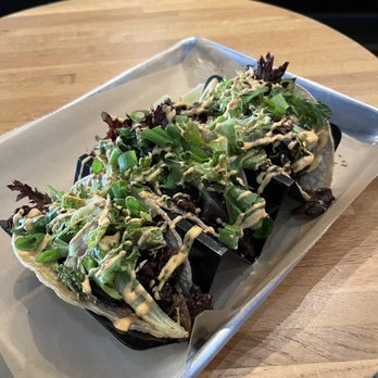 Seoul Taco - 3 Tacos - Bulgogi steak - Korean Near Me - Chicago, Illinois Seoul Taco - 3 Tacos - Bulgogi steak - Korean Near Me - Chicago, Illinois