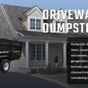 Driveway Friendly Dumpster - Dumpster Rental Near Me - Fenton, Michigan