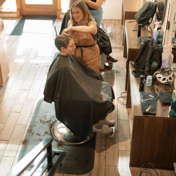 Paint Salon - Stylist and owner Paige Morgan in her element! - Hair Stylists Near Me - Seattle, Washington Paint Salon - Stylist and owner Paige Morgan in her element! - Hair Stylists Near Me - Seattle, Washington