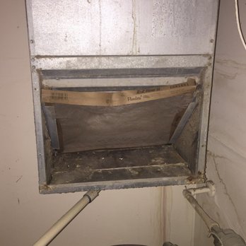Walden Landing Apartment Homes - Old filter in unit furnace. This is move in day - Apartments Near Me - Hampton, Georgia