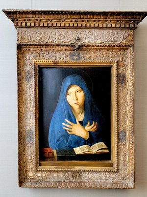 Photo of Alte Pinakothek - Monaco di Baviera, BY, DE. "The Virgin of the Annunciation" By Antonello da Messina. 1473-1474