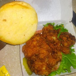 Cauliflower sandwich. This is a trial item only available in certain markets and one is Charleston. Cauliflower sandwich. This is a trial item only available in certain markets and one is Charleston.