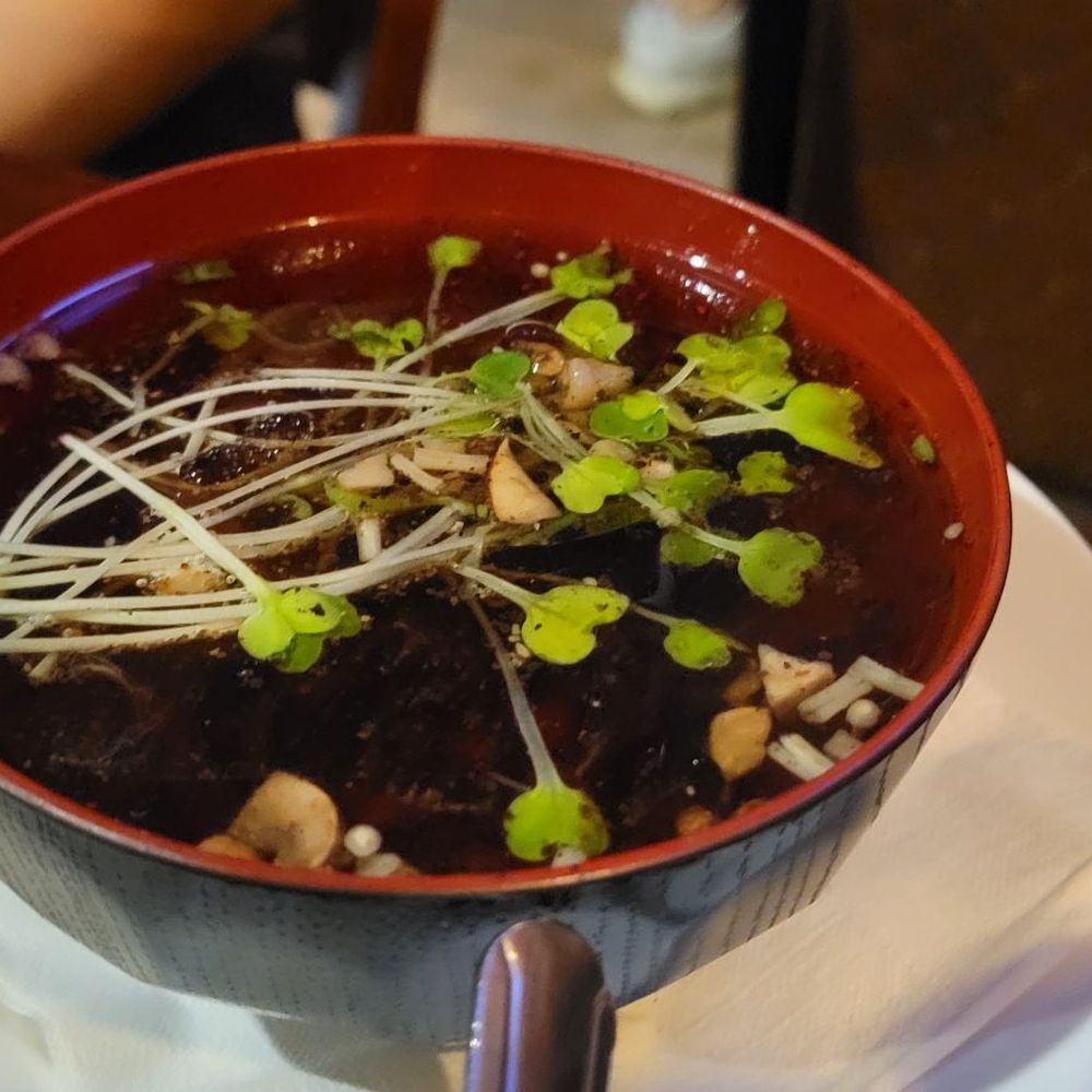 Marumi Sushi - Clear mushroom soup - Japanese Near Me - Plantation, Florida Marumi Sushi - Clear mushroom soup - Japanese Near Me - Plantation, Florida