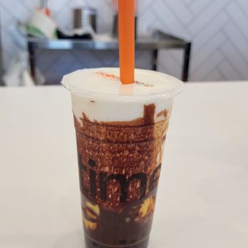 It's Boba Time - San Pedro - #6 Frosty Milk with chocolate, pudding and boba - Desserts Near Me - San Pedro, California
